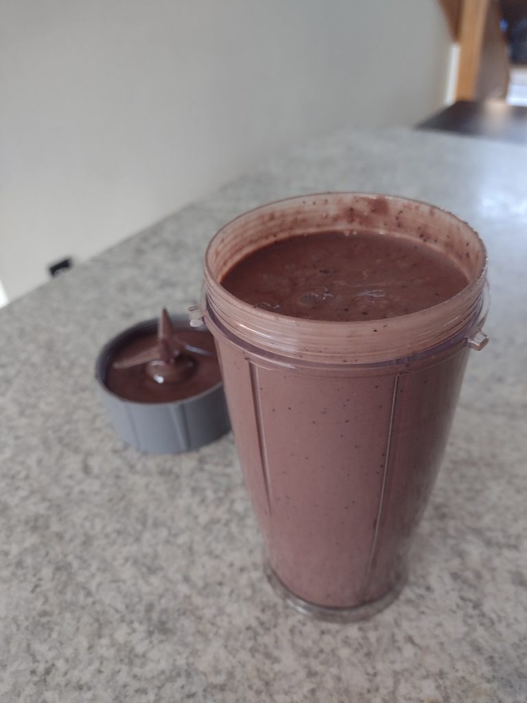 chocolate frozen protein shake